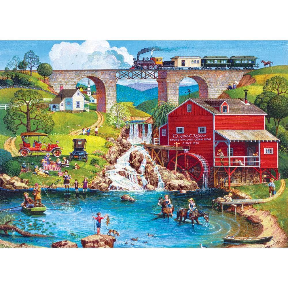 Americana - Labor Day 1909 500 Piece EZ Grip Jigsaw Puzzle - Image 2