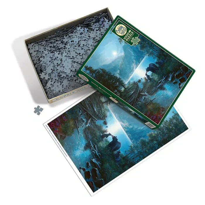 Bear Night 1000 Piece Jigsaw Puzzle Cobble Hill - Image 3