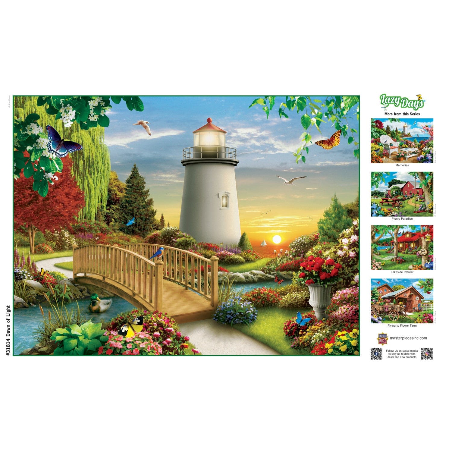 Lazy Days - Dawn of Light 750 Piece Jigsaw Puzzle - Image 4