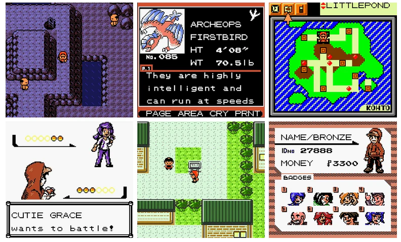 Pokemon Bronze GBC ROM Hack Video Game Custom Gameboy Color - Image 3