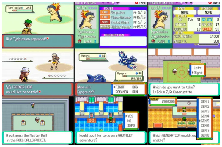 Pokemon Emerald Rogue GBA Pokemon ROM Hack Game Boy Advance - Image 3