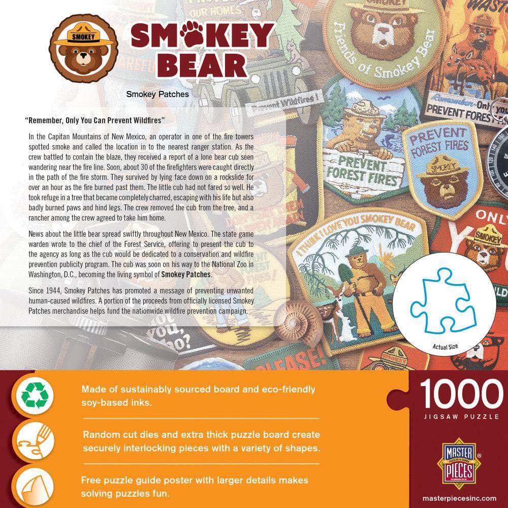 Smokey Bear Patches 1000 Piece Jigsaw Puzzle - Image 3