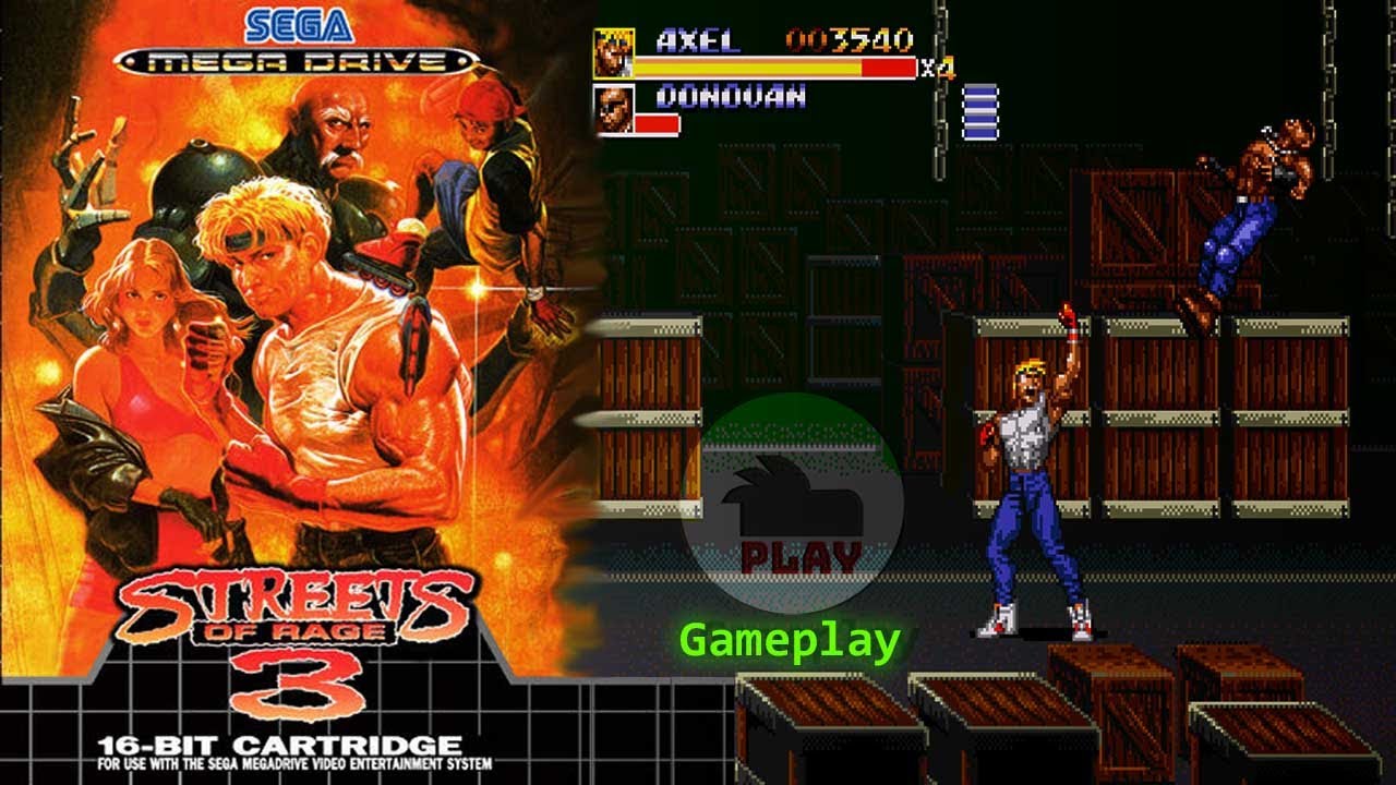 Streets of Rage 3 Sega Genesis Mega Drive Video Game Cartridge - Image 6